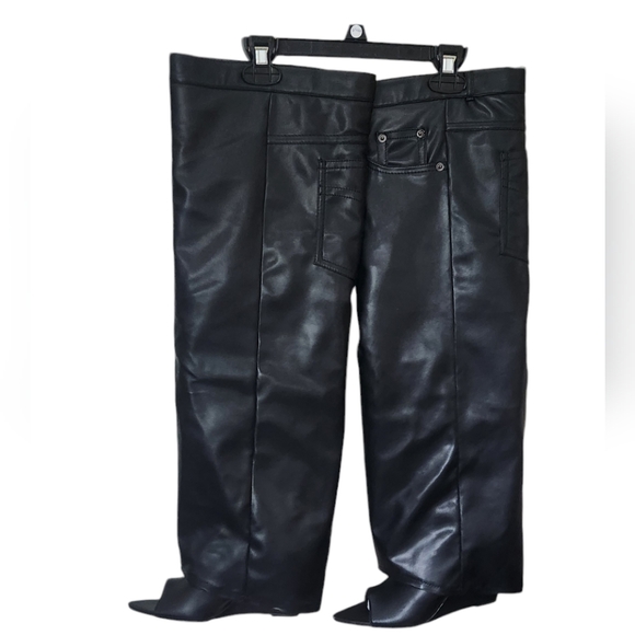 Liliana Peep Toe Knee High Boot - Picture 7 of 7